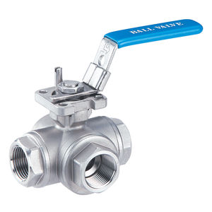ball valve / lever / threaded / anti-static