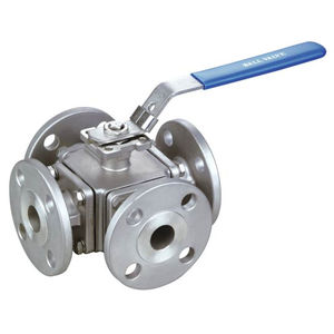 ball valve / lever / flange / anti-static