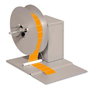 label rewinder-winder / drive
