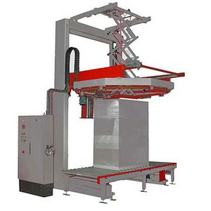 rotary ring stretch wrapper / fully automatic / pallet