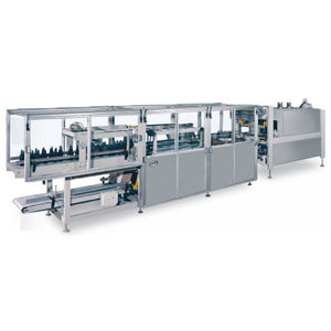 automatic shrink wrapping machine / for bottles / box / for heat-shrink films