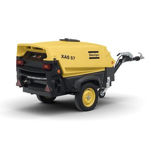 air compressor / mobile / diesel-powered / screw