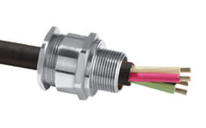 nickel-plated brass cable gland / IP68 / IP66 / IP67