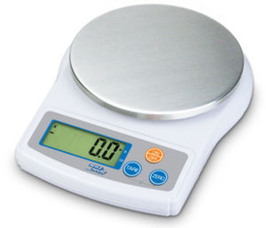 benchtop scale / with LCD display / stainless steel / waterproof