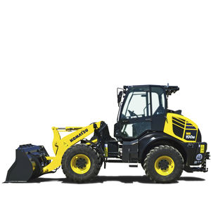 wheeled loader / compact / ergonomic / for construction