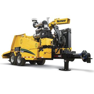 trailer-mounted wood chipper / wheeled