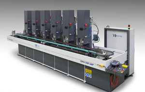 surface grinding machine / for metal sheets / PLC-controlled / automatic