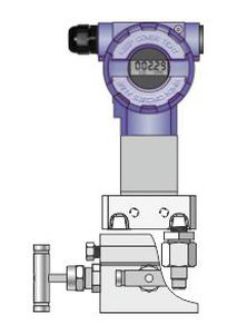 relative pressure transmitter / differential / piezoresistive / membrane