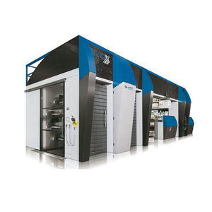 stack flexographic press / eight-color / for paper