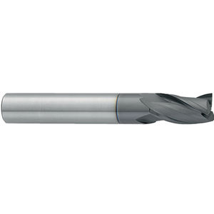 end mill milling cutter / solid / 3-flute