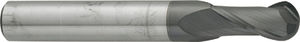 ball nose milling cutter / solid / 2-flute