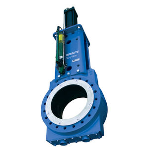 knife gate valve / manual / shut-off / for slurry