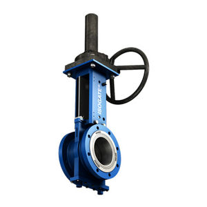 knife gate valve / for slurry / for abrasive fluids / for corrosive fluids