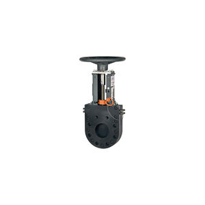 knife gate valve / for slurry / handwheel / shut-off