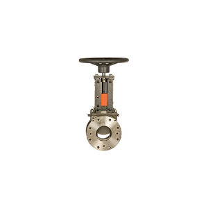 knife gate valve / for slurry / handwheel / shut-off