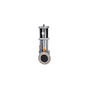 knife gate valve / electric / shut-off / for slurry