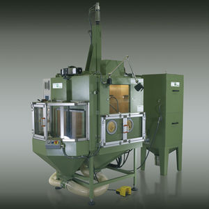 satellite sand shot blasting machine / for aeronautical applications