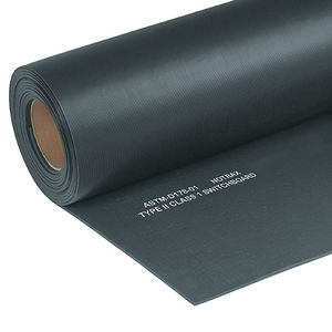 electrically isolating mat / rubber / ribbed