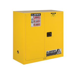 security cabinet / floor-mounted / double-door / shelf