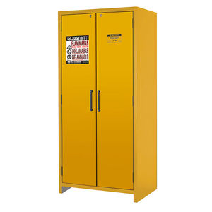 security cabinet / free-standing / hinged door / shelf