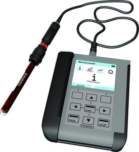 portable pH meter / process / digital / with conductivity meter