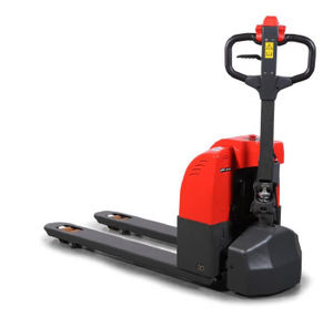 hand pallet truck / semi-electric / walk-behind / multifunction