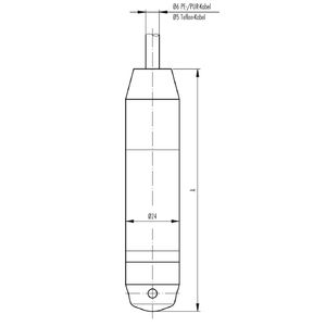 piezoresistive level transmitter / for liquids / for water / stainless steel