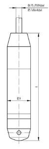 piezoresistive level transmitter / for liquids / for water / stainless steel