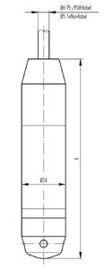 piezoresistive level transmitter / for liquids / for water / stainless steel