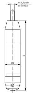 piezoresistive level transmitter / for liquids / for water / stainless steel