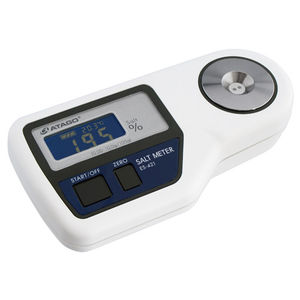 salinity measuring instrument / concentration / for food applications / portable