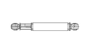 motion damper / friction / for doors / plastic
