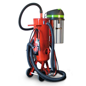 pressure sandblasting machine / manual / mobile
