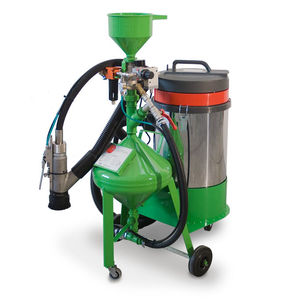 pressure sandblasting machine / manual / mobile