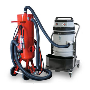 pressure sandblasting machine / manual / mobile
