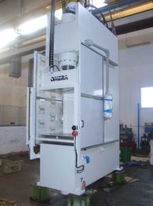 hydraulic press / C-frame / pot / for production