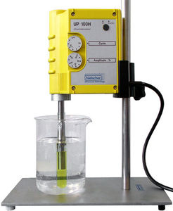 shaft-drive agitator / laboratory / compact / vertical