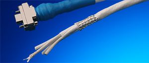 optical data cable / shielded / multi-conductor / high-speed