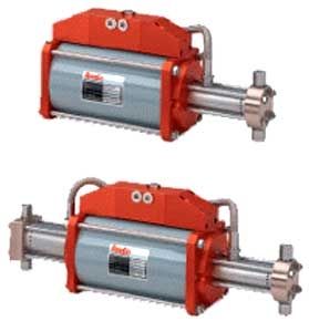 gas pressure booster / high-pressure / air-driven