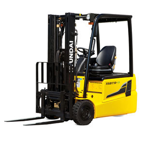 electric forklift / ride-on / 3-wheel / counterbalanced