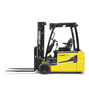 electric forklift / ride-on / 3-wheel / counterbalanced