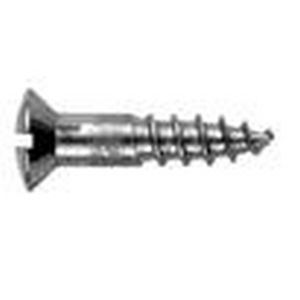 countersunk head screw / slotted / wood