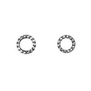 locking washer / round / steel