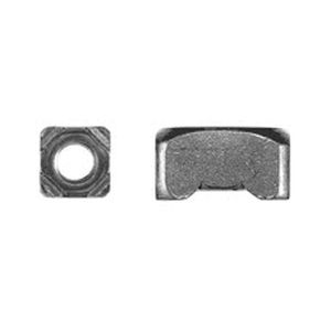 square nut / locking / weld-on / steel