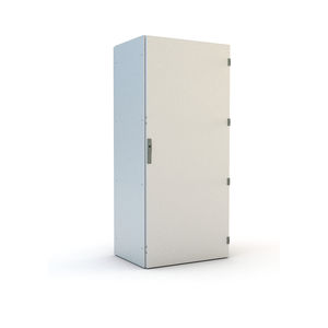 electric cabinet / control / free-standing / with glass doors