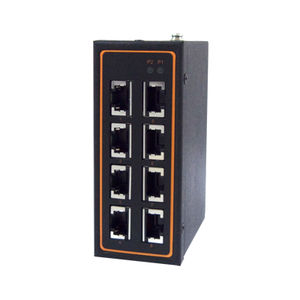 unmanaged network switch / 8 ports / 10/100BaseT(X) / DIN rail