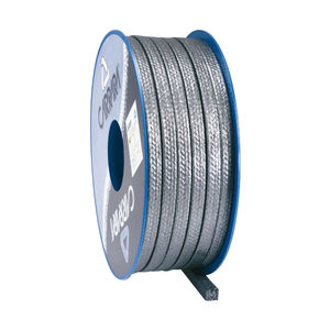 braided graphite packing / carbon yarn / for valves