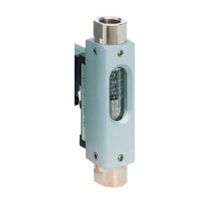 piston flow switch / for air / glass tube / aluminum