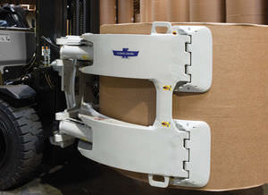 paper roll materials handling clamp