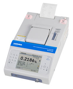sulfur analyzer / in oil / XRF / tabletop